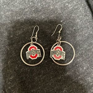 Ohio State earrings